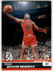 2007 Topps 50th Anniversary Dennis Rodman Card 29