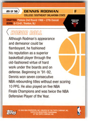 2007 Topps 50th Anniversary Dennis Rodman Card 29