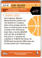 2007 Topps 50th Anniversary Karl Malone 35