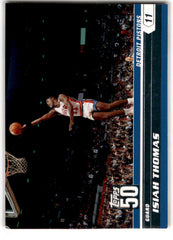 2007 Topps 50th Anniversary Isiah Thomas Card