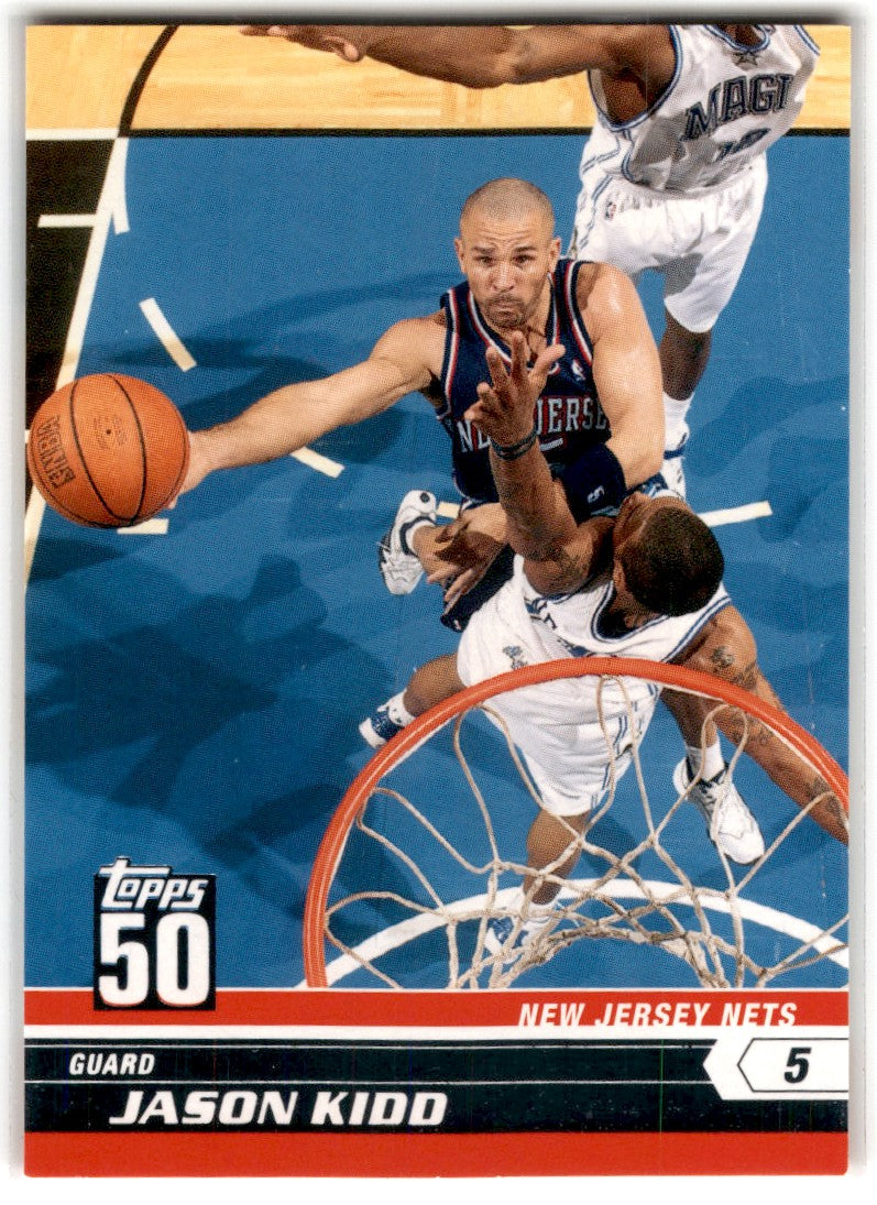 2007 Topps 50th Anniversary Jason Kidd Card