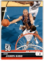2007 Topps 50th Anniversary Jason Kidd Card