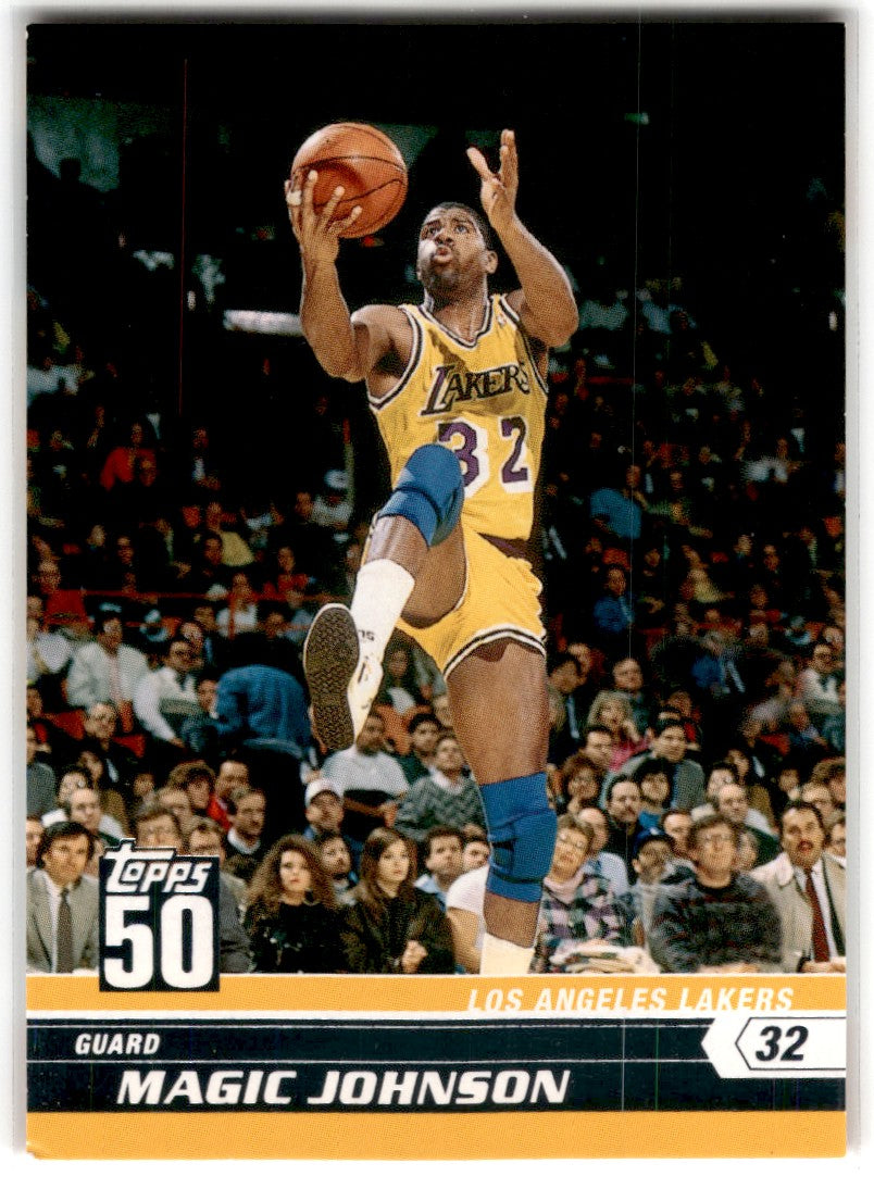 2007 Topps 50th Anniversary Magic Johnson Card
