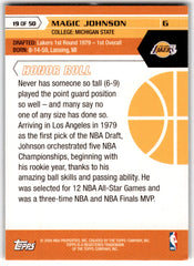 2007 Topps 50th Anniversary Magic Johnson Card