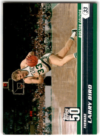 2007 Topps 50th Anniversary Larry Bird Card 20