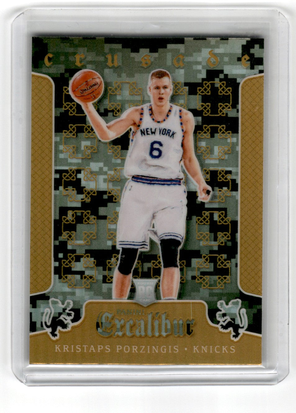 2015 Panini Excalibur Kristaps Porzingis RC Card 39