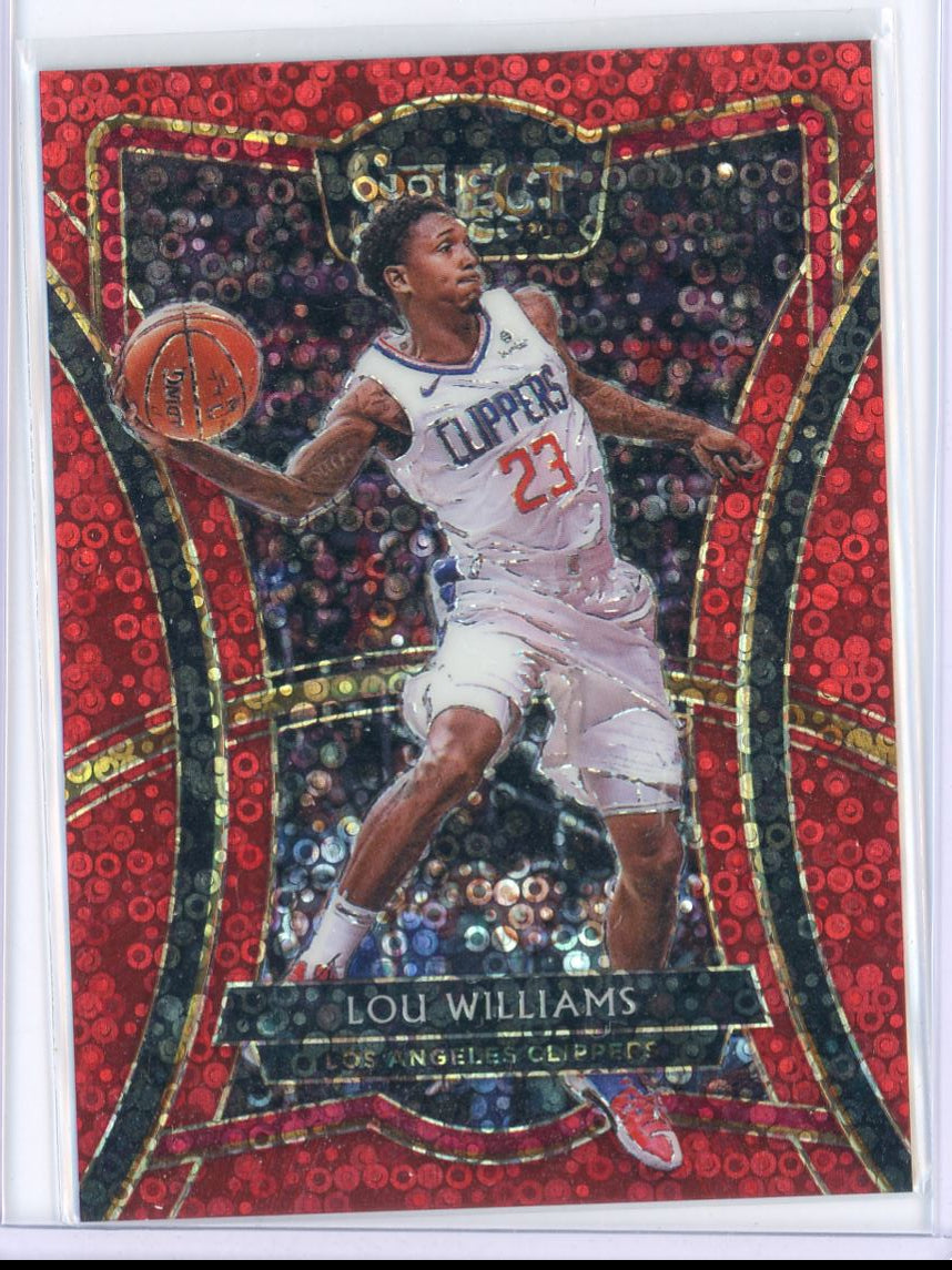 2019 Panini Select Lou Williams Red DIsco /49 Card 183