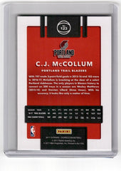2017 Donruss C.J. McCollum Press Proof Card 123 2/10