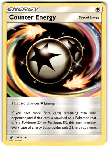 2017 Pokemon Sun & Moon - Crimson Invasion Counter Energy Card 100 Default Title