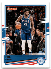 2020 Donruss Joel Embiid Philadelphia 76ers Card 34
