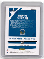 2019 Donruss Elite Kevin Durant All Stars Red Card 99 /99