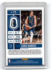 2019 Panini Contenders Season Ticket Luka Doncic Card 73