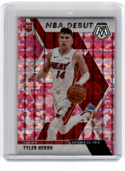 2019 Panini Mosaic Tyler Herro NBA Debut Pink Mosaic Card 280