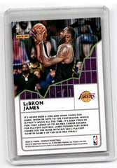 2020 Panini Donruss LeBron James League Leaders Card 2