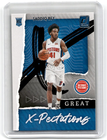 2020 Donruss Great X-Pectations Saddiq Bey Card 19