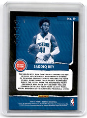 2020 Donruss Great X-Pectations Saddiq Bey Card 19