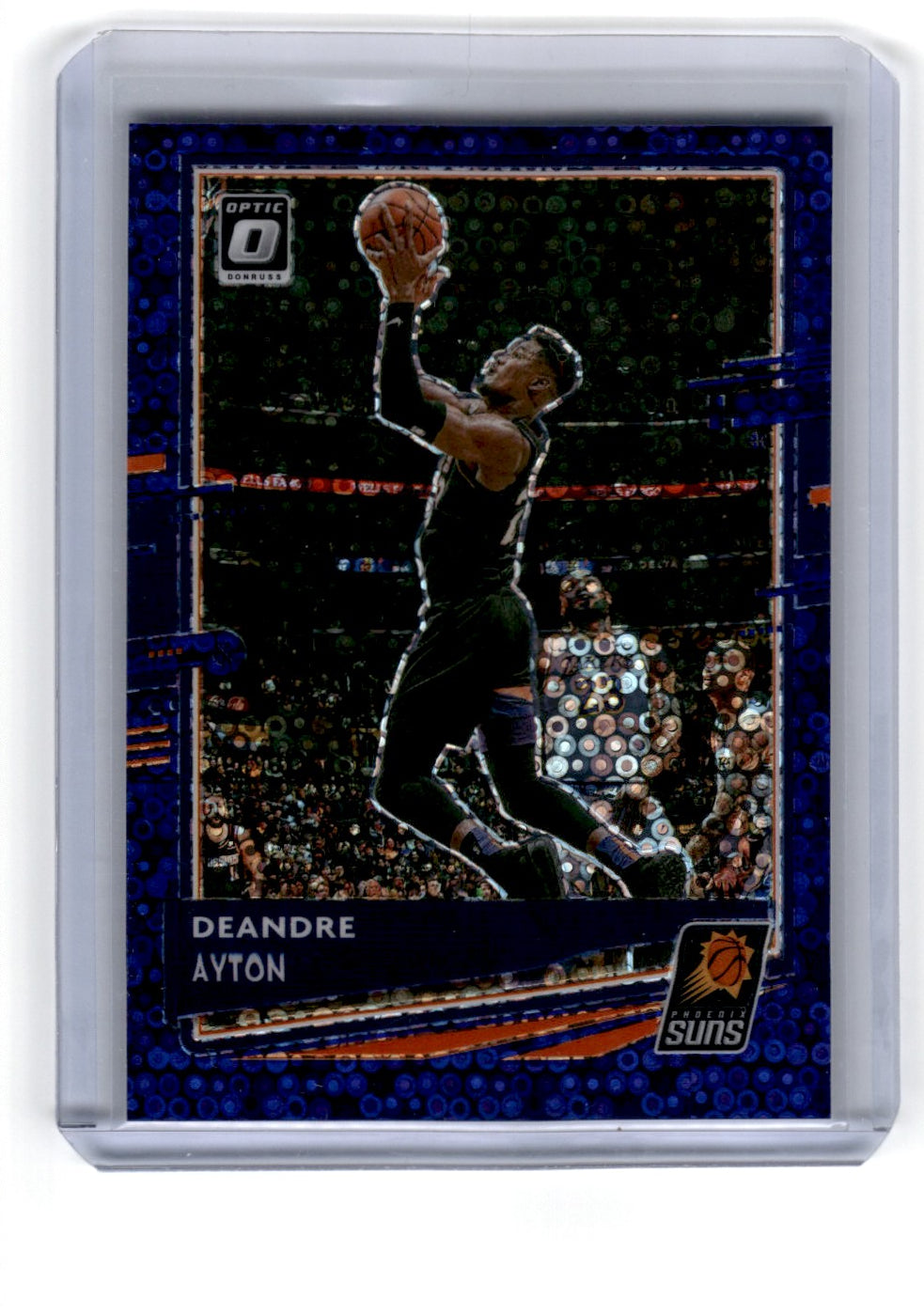 2020 Donruss Optic Black Deandre Ayton Purple Disco Card 90