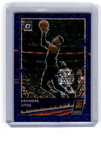 2020 Donruss Optic Black Deandre Ayton Purple Disco Card 90