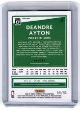 2020 Donruss Optic Black Deandre Ayton Purple Disco Card 90