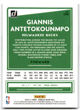 2020 Donruss Giannis Antetokounmpo Milwaukee Bucks Card 104