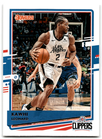 2020 Donruss Kawhi Leonard Los Angeles Clippers Card 146