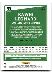 2020 Donruss Kawhi Leonard Los Angeles Clippers Card 146