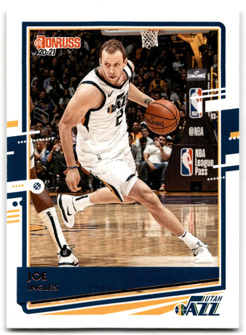 2020 Donruss Joe Ingles Utah Jazz Card 155