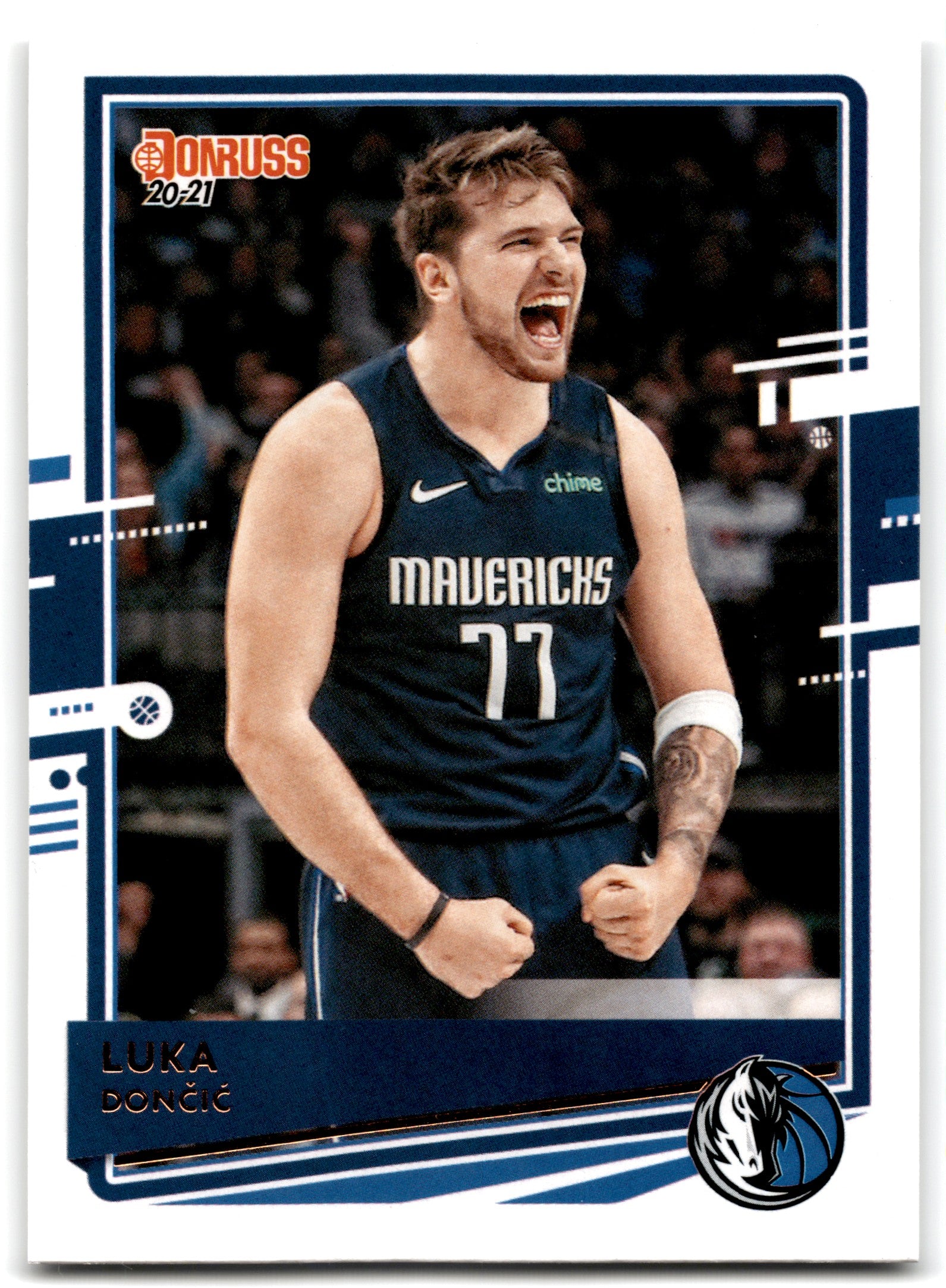 2020 Donruss Luka Doncic Dallas Mavericks Card 15