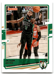 2020 Donruss Jaylen Brown Boston Celtics Card 161