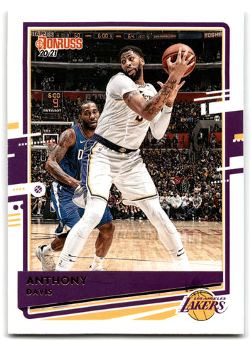 2020 Donruss Anthony Davis Los Angeles Lakers Card 168