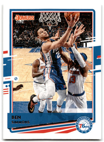 2020 Donruss Ben Simmons Philadelphia 76ers Card 176