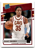 2020 Donruss Isaac Okoro Cleveland Cavaliers Card 203