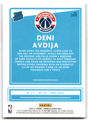 2020 Donruss Deni Avdija Washington Wizards Card 205