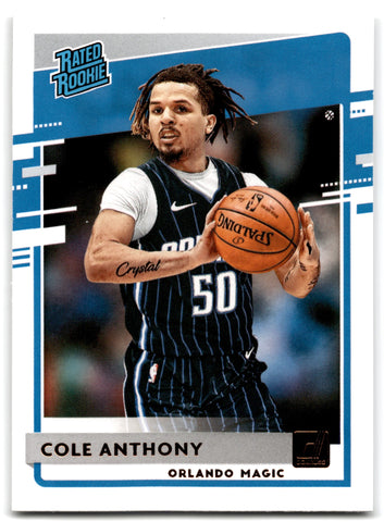 2020 Donruss Cole Anthony Orlando Magic Card 208