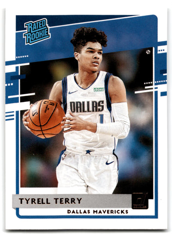 2020 Donruss Tyrell Terry Dallas Mavericks RC Card 216