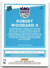 2020 Donruss Robert Woodard II Sacramento Kings RC Card 219