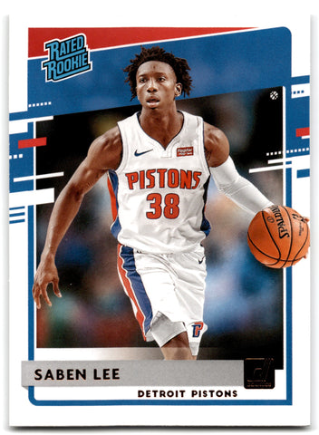 2020 Donruss Saben Lee Detroit Pistons Card 221