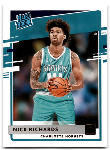 2020 Donruss Nick Richards Charlotte Hornets Card 222