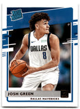2020 Donruss Josh Green Dallas Mavericks Card 234