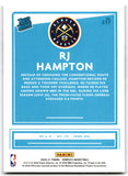 2020 Donruss RJ Hampton Denver Nuggets Card 237