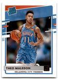 2020 Donruss Theo Maledon Oklahoma City Thunder Card 242