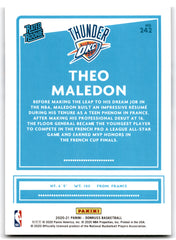 2020 Donruss Theo Maledon Oklahoma City Thunder Card 242