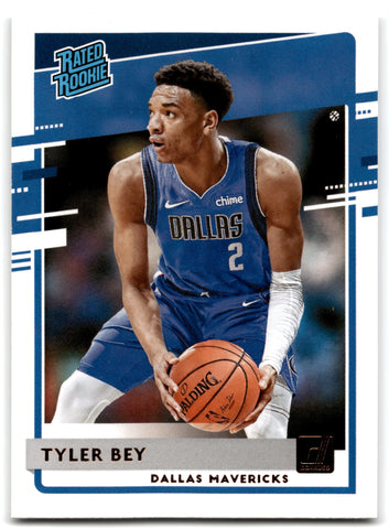 2020 Donruss Tyler Bey Dallas Mavericks Card 243