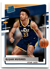 2020 Donruss Elijah Hughes Utah Jazz Card 246