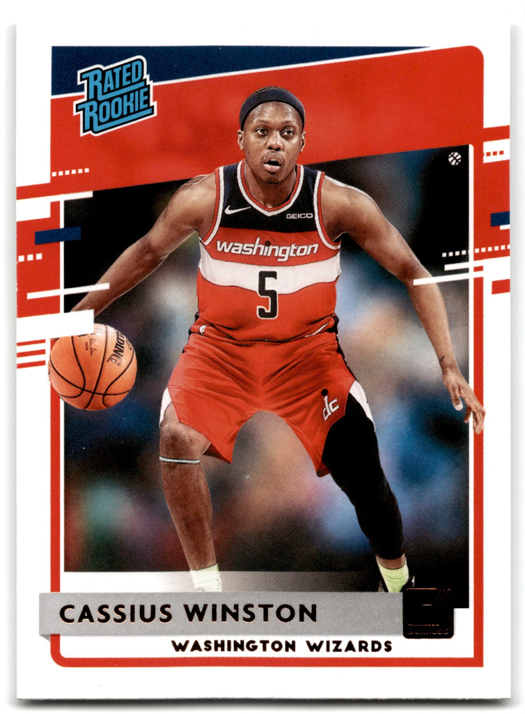 2020 Donruss Cassius Winston Washington Wizards Card 249