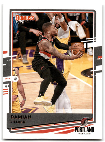 2020 Donruss Damian Lillard Portland Trail Blazers Card 28