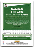 2020 Donruss Damian Lillard Portland Trail Blazers Card 28