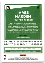 2020 Donruss James Harden Houston Rockets Card 37