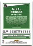 2020 Donruss Mikal Bridges Phoenix Suns Card 98