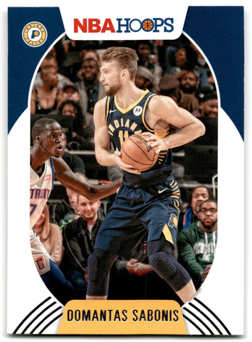 2020 Hoops Domantas Sabonis Indiana Pacers Card 100